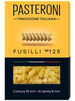 Макароны Pasteroni Fusilli №125 400г