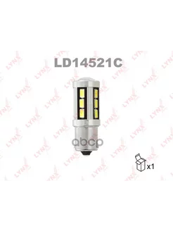 Лампа светодиодная 12V P21W 21W BA15s 7200K LD14521