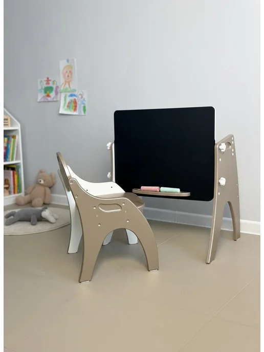 Tech kids Детский стол и стул, коричневый, фото 2