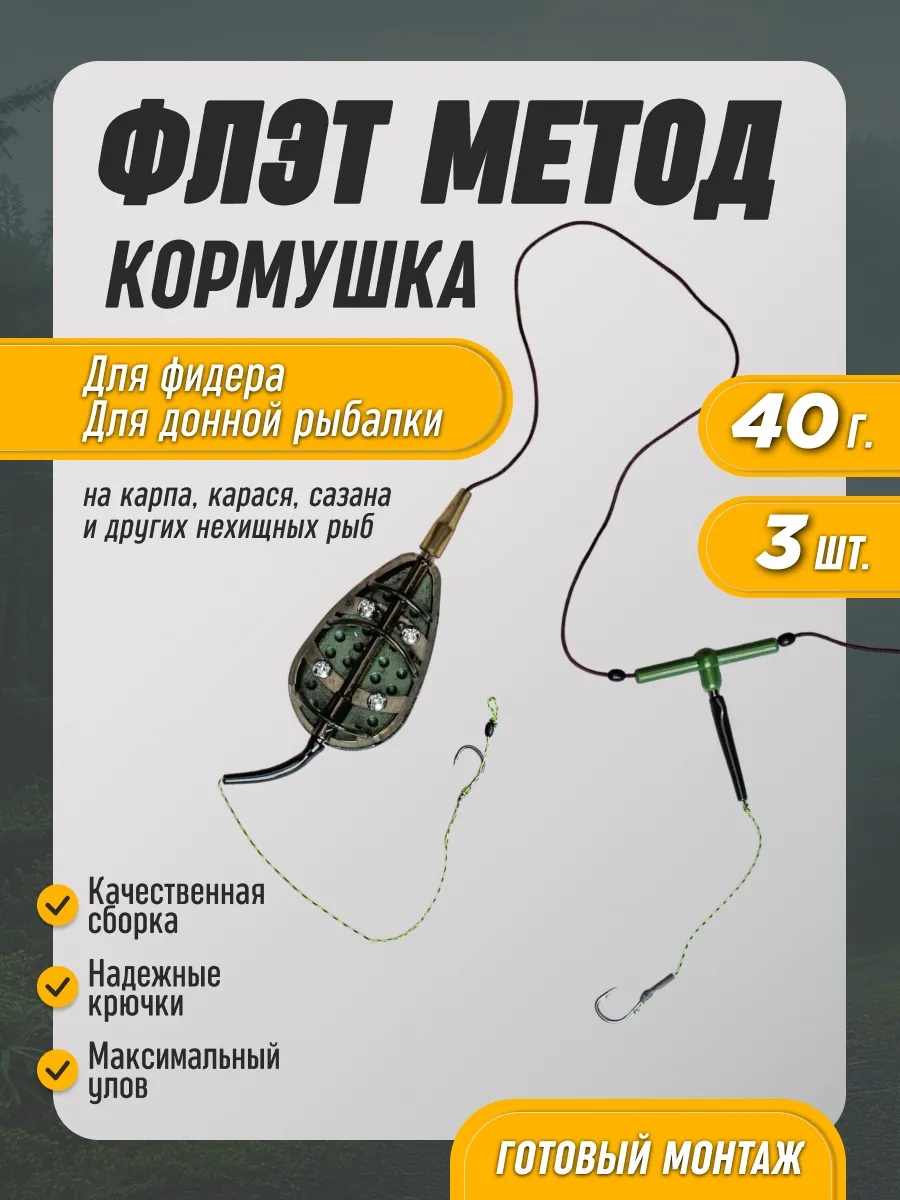 Кормушка для рыбалки Флэт...
