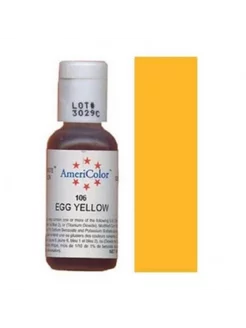 Краситель гелевый водорастворимый, egg yellow. Americolor 258470111 купить за 331 ₽ в интернет-магазине Wildberries