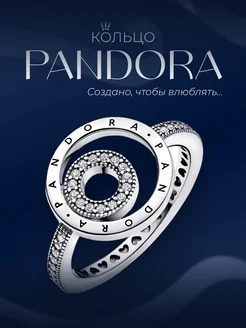 кольцо пандора два круга PANDORA 258484375 купить за 1 064 ₽ в интернет-магазине Wildberries