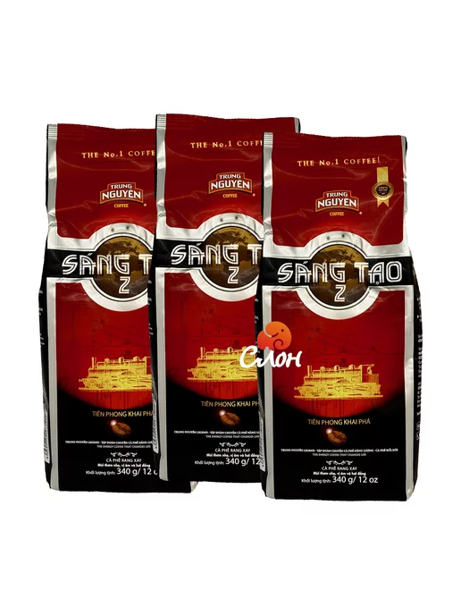 TRUNG NGUYEN Вьетнамский кофе молотый Sang Tao №1 (3 по 340г) - 1020г, 340 г, 1,02 кг, №2, фото 3