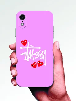 Чехол на iPhone XR принт Stussy