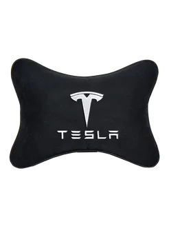 Подушка косточка алькантара Black TESLA