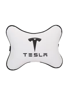 Подушка косточка экокожа Milk TESLA