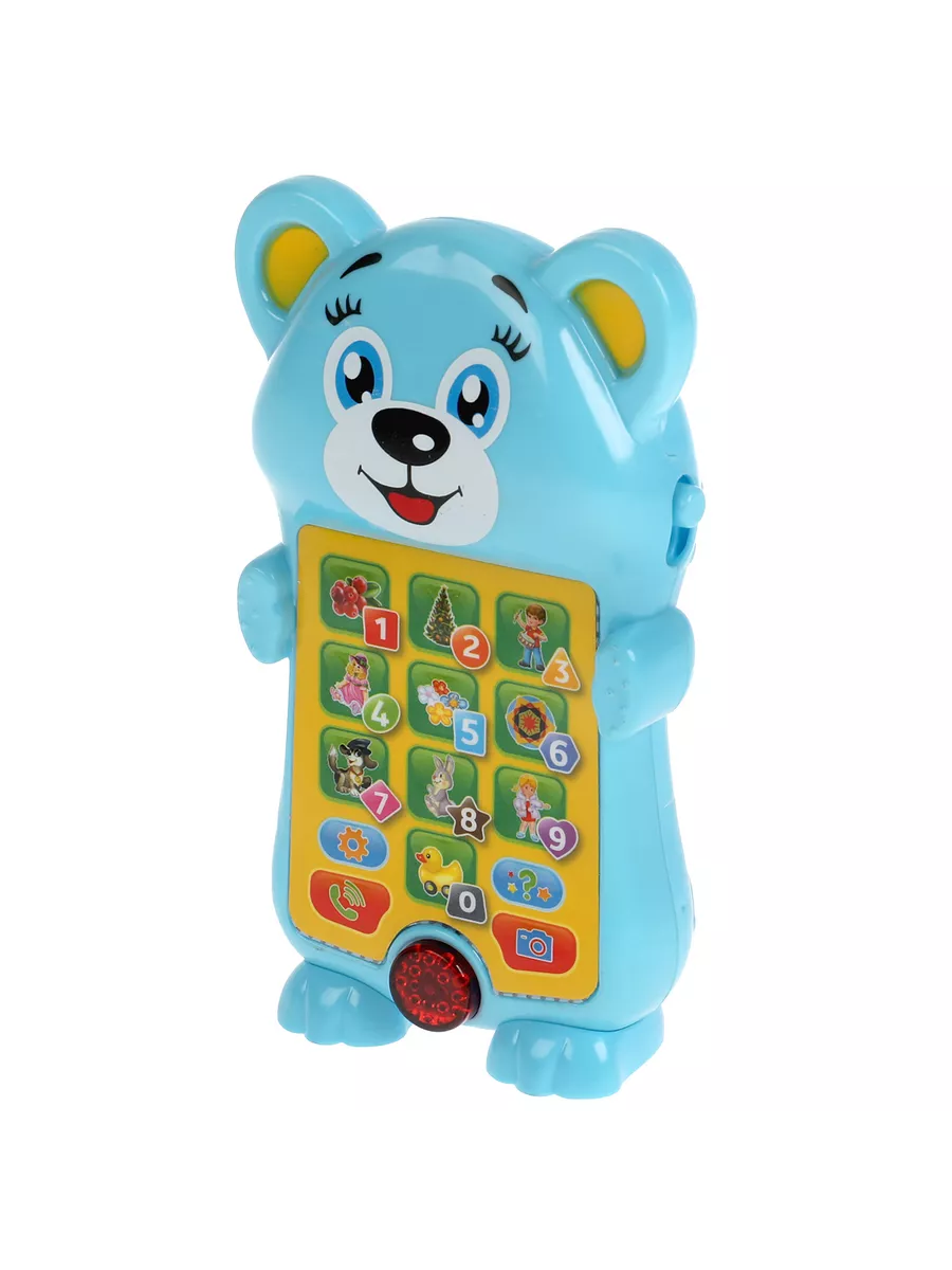 Музыкальная игрушка телефон детский игровой стихи Барто
