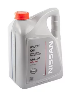 Масло моторное 5w40 ниссан 5w-40 5 литров Nissan 258745974 купить за 1 874 ₽ в интернет-магазине Wildberries
