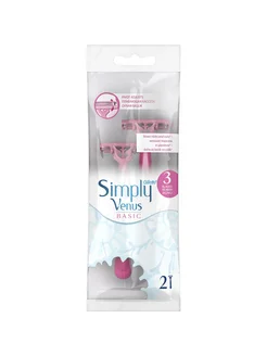 Бритвы одноразовые Simply Venus 3 Basic, 2 шт