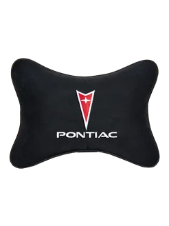 Подушка косточка алькантара Black PONTIAC