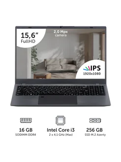 Ноутбук AZ-1516 15.6" i3-10110U 2х2.1GHz, 16 Gb, 256Gb SSD Azerty 258794172 купить за 27 541 ₽ в интернет-магазине Wildberries