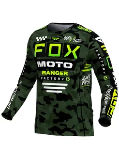 Мотоджерси Fox MotoRanger цвет хаки темный EnduroStore 258803733 купить за 1 349 ₽ в интернет-магазине Wildberries