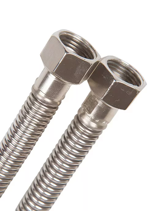 Elka Подводка сильфонная для газа 1 2" 100 см гайка-штуцер, 2,5 м, фото 7