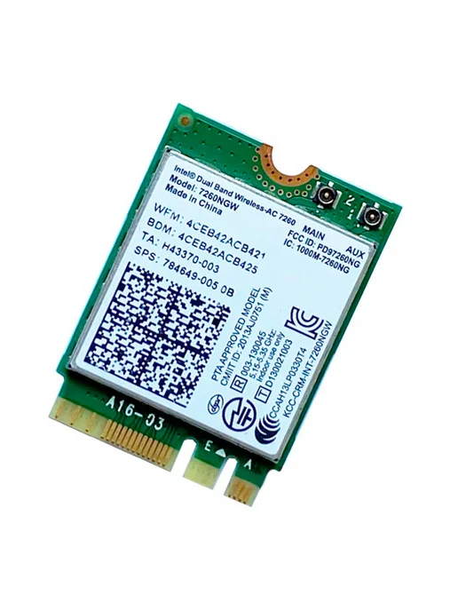 Intel WiFi 7260NGW .AC 2.4 5Ghz Bluetooth4.0, вариант, фото 2