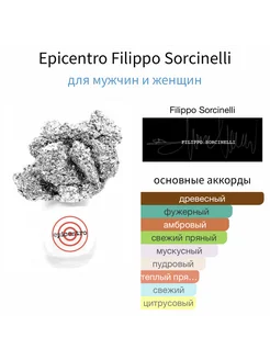 FILIPPO SORCINELLI Epicentro Пробник 2 мл Отливант Оригинал Hobby Perfume 258974213 купить за 1 140 ₽ в интернет-магазине Wildberries