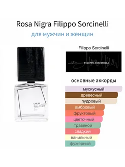 FILIPPO SORCINELLI Rosa Nigra Пробник 2 мл Отливант Оригинал Hobby Perfume 258974553 купить за 893 ₽ в интернет-магазине Wildberries