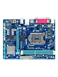 Пласа База Gigabyte H61m-DS2 DDR3 LGA 1155 258999976 купить за 3 335 ₽ в интернет-магазине Wildberries