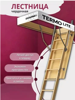 Чердачная лестница Lite 60х120х280 складная (B)