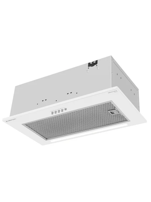 Meferi Вытяжка кухонная SMARTBOX52WH POWER на 52 см встраиваемая, белый, фото 7