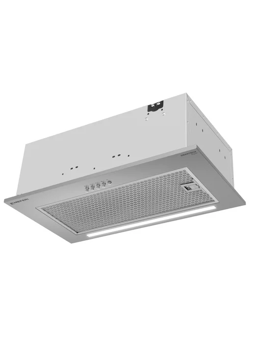 Meferi Вытяжка кухонная SMARTBOX52IX POWER на 52 см встраиваемая, серый, фото 7