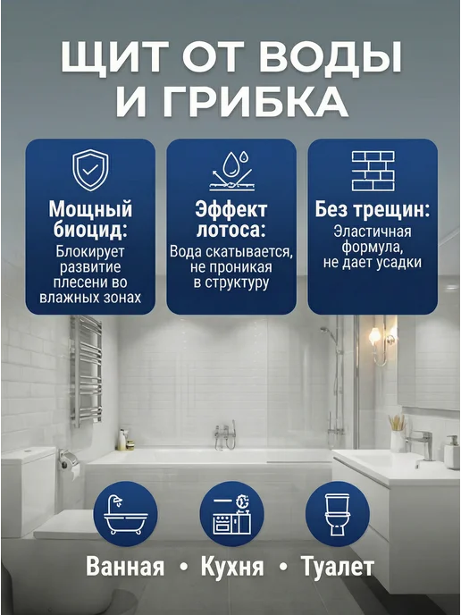 FABRIKK Затирка для плитки готовая - белая, бежевый, фото 3