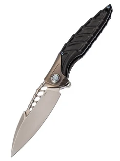 Складной нож Thor 7, сталь 154CM, Black Titanium G10