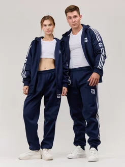 Adidas Спортивный костюм флисовый большие размеры Lorian 259199079 купить за 4 427 ₽ в интернет-магазине Wildberries