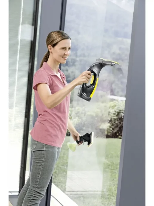 Karcher Ручной стеклоочиститель WV2 +SUPER перчатки, черный, фото 3
