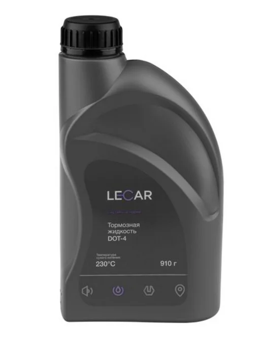LECAR Жидкость тормозная DOT-4 455 гр, 910 г, фото 2