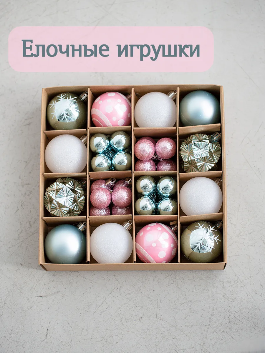 Набор елочных игрушек