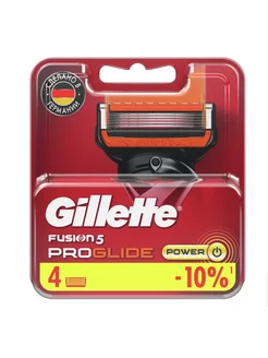 Кассеты лезвия для бритья Fusio ProGlide Power 4 шт