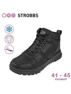 Ботинки зимние с натуральным мехом STROBBS 259345051 купить за 9 477 ₽ в интернет-магазине Wildberries