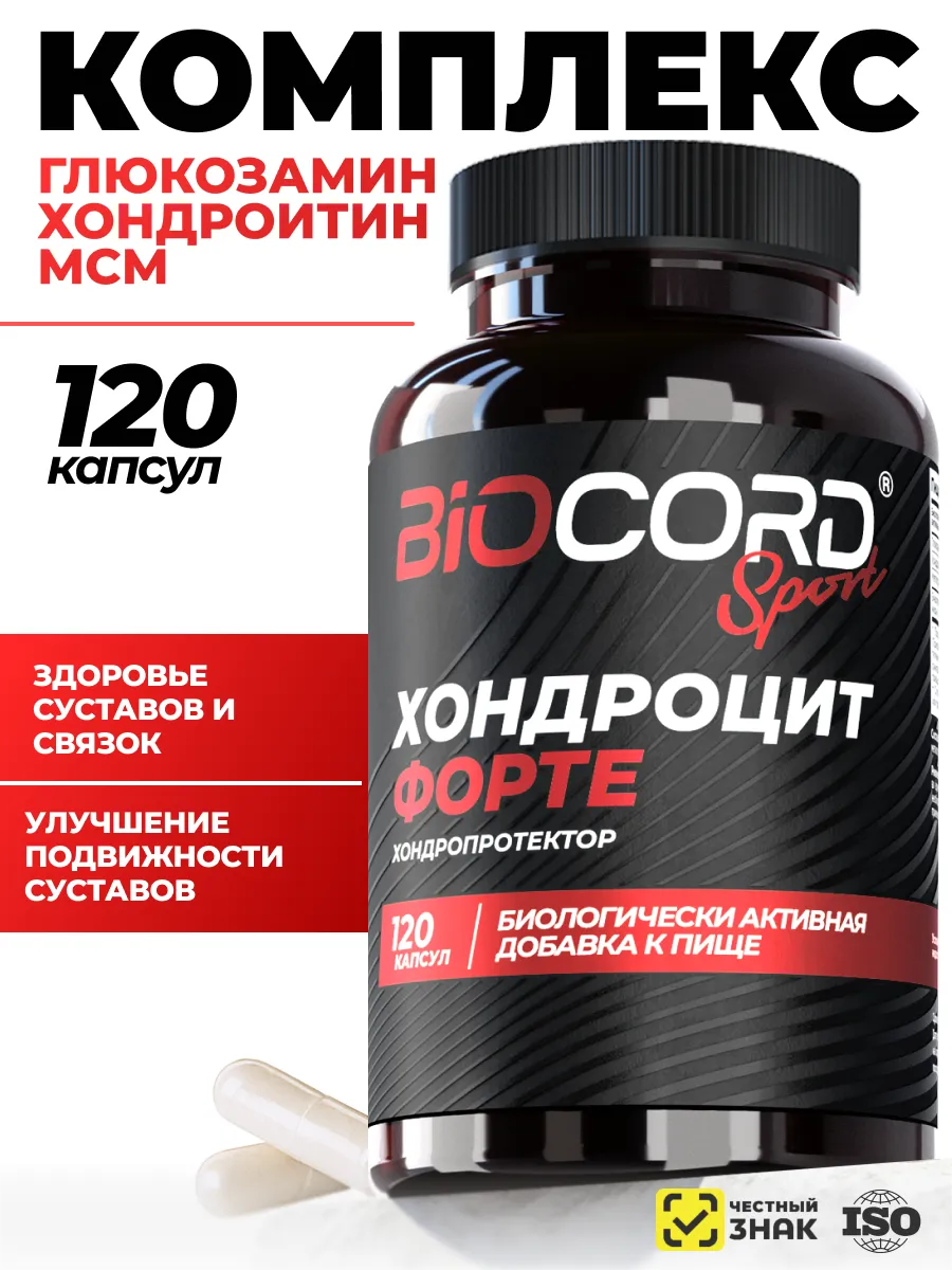 Глюкозамин Хондроитин МСМ 120 капсул