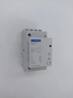 Модульный контактор MCON21B-20-31-230AC, 20А 3НО 1НЗ 230V Elcomtech 259374031 купить за 983 ₽ в интернет-магазине Wildberries