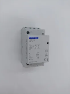 Модульный контактор MCON21B-20-40-230AC, 20А 4НО 230V Elcomtech 259374033 купить за 966 ₽ в интернет-магазине Wildberries