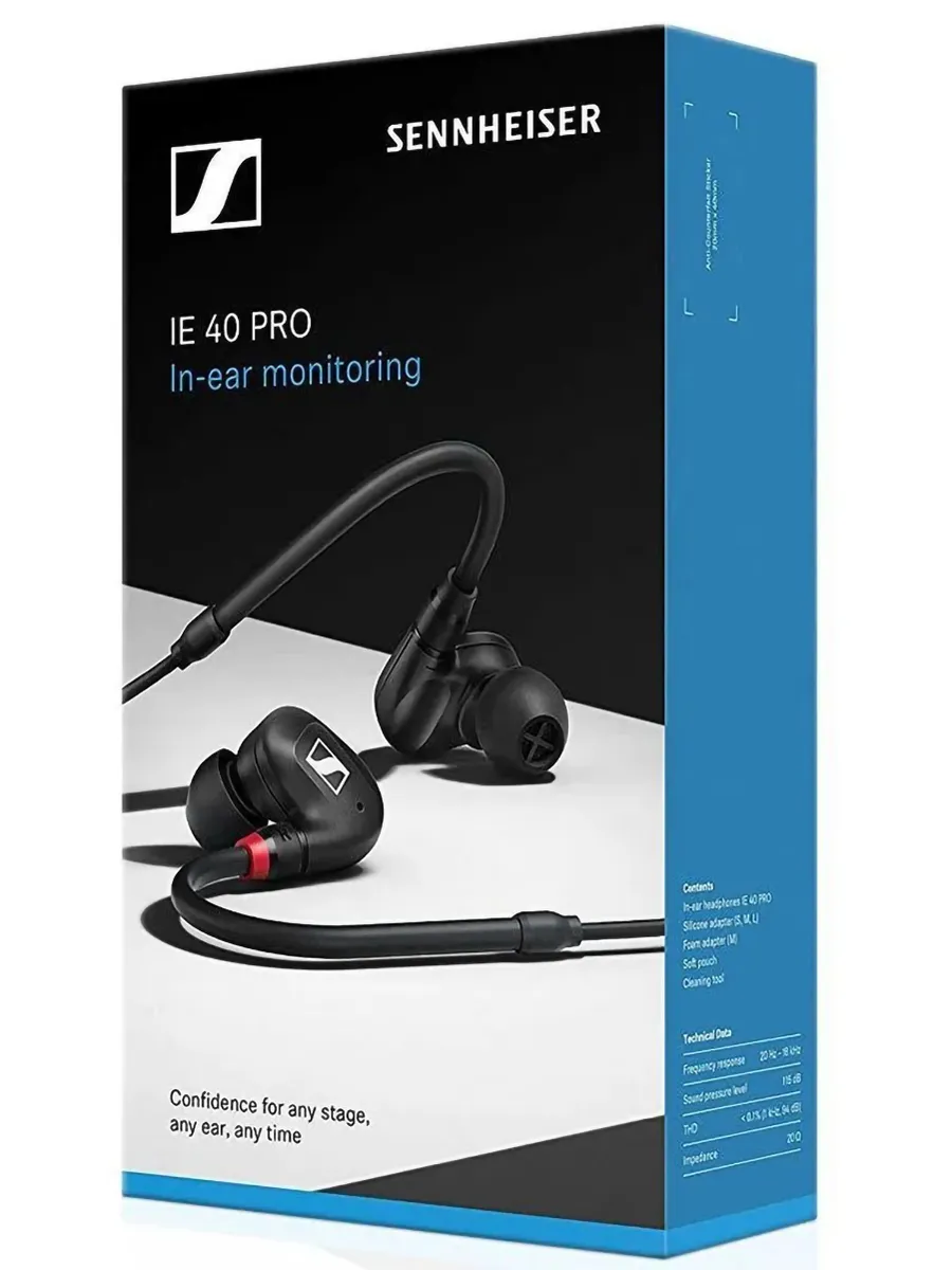 Sennheiser Наушники проводные IE 40 Pro