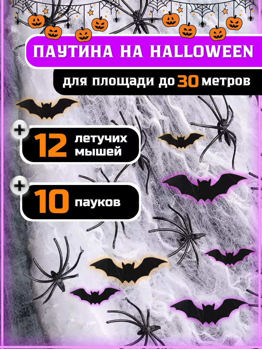 Паутина с пауками и...