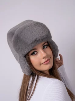 Шапка ушанка меховая жокейка из экомеха Cap shop 259553882 купить за 2 707 ₽ в интернет-магазине Wildberries