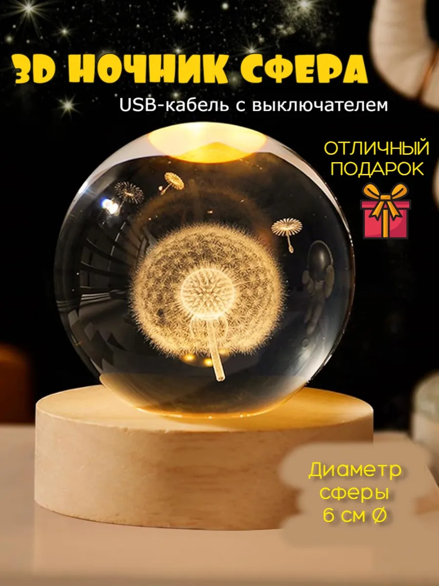 Ночник детский Одуванчик...