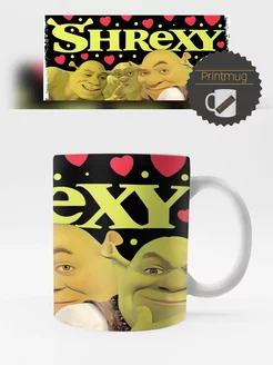 Кружка мем прикол шрек шрекси Printmug 259588722 купить за 269 ₽ в интернет-магазине Wildberries