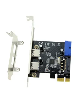 Контроллер адаптер PCI-E - 2x USB 3.0, 20pin, SATA 15-pin Alinares 259597620 купить за 772 ₽ в интернет-магазине Wildberries