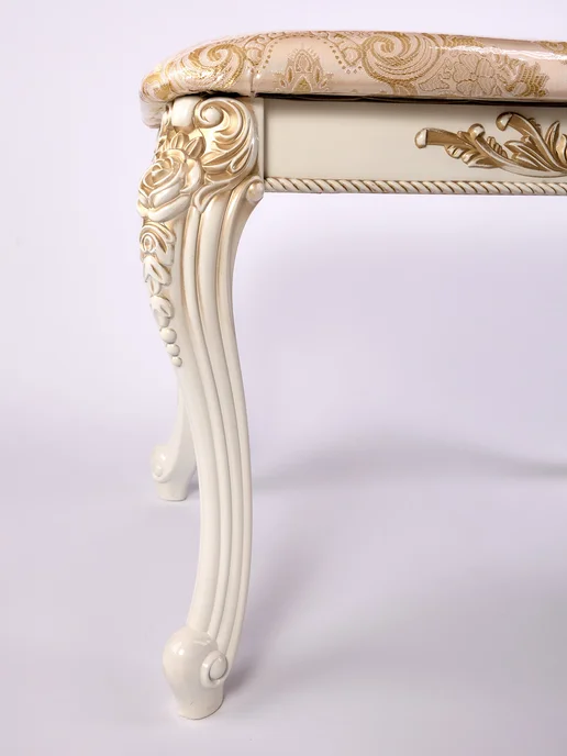 FURNIHUB Пуфик табурет банкетка классика для кухни прихожей спальни, вариант, фото 7