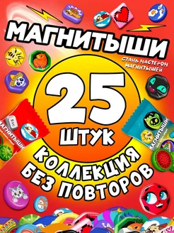 Магнитыши фигурки - 25 штук коллекция без повторов