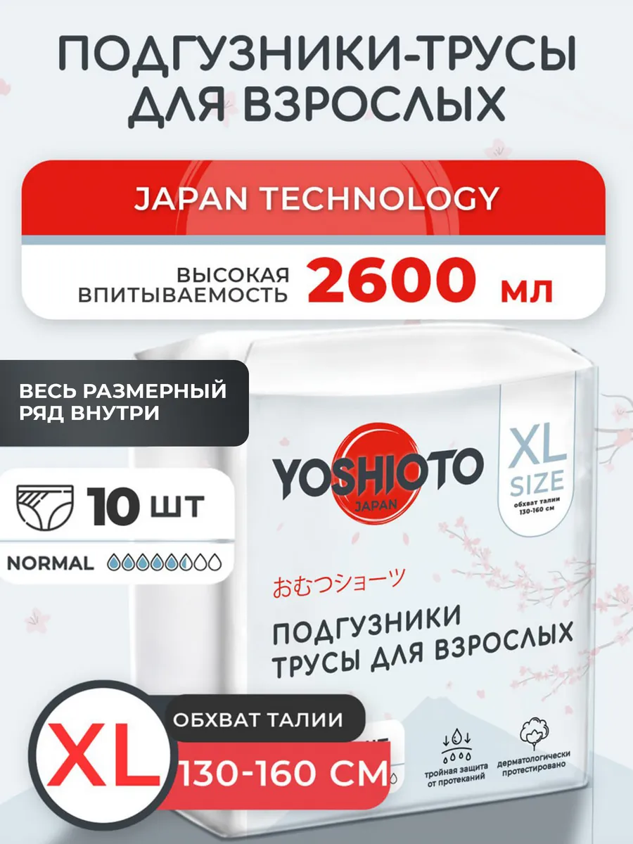 Впитывающие трусы для...