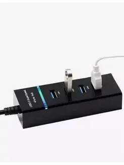 USB Hub 2.0 на 4 порта 0,3м, разветвитель для периферии