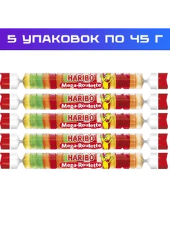 Вкусный мармелад фруктовый мега рулет 5 шт по 45 гр