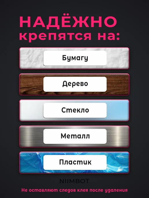 Niimbot Этикетки для термопринтера 50х30 3 рулона, 50x30, фото 3
