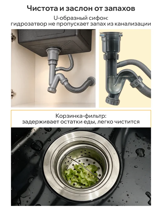 Classmark Мойка для кухни врезная 5 в 1 - универсальная раковина, вариант, фото 6