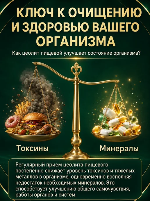 Здравлидер Цеолит пищевой для людей 500, вариант, фото 4