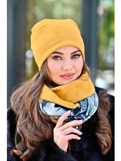 Комплект шапка и снуд zolotaya marka 259920419 купить за 2 156 ₽ в интернет-магазине Wildberries